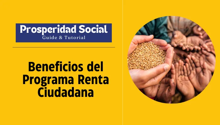 Beneficios del Programa Renta Ciudadana